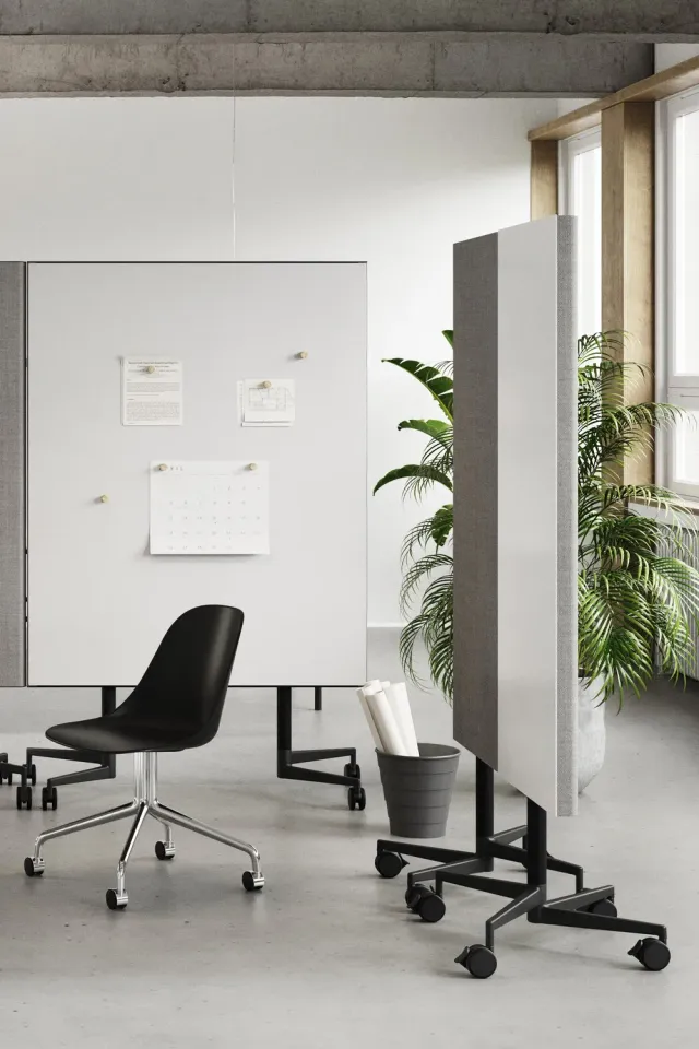 Chatboard Move Acoustic rumdeler glastavle klasse A